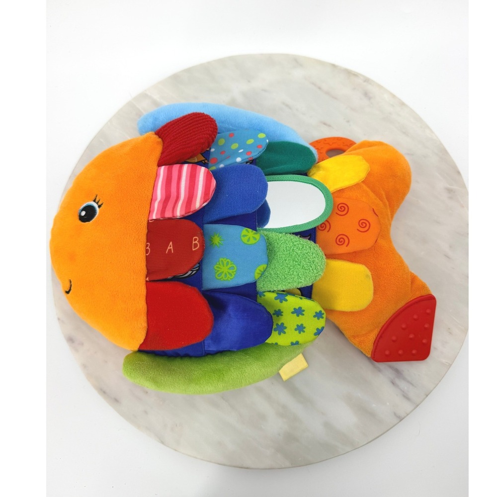 Melissa & Doug K's Kids Flip Fish Baby Sensory Plush Toy